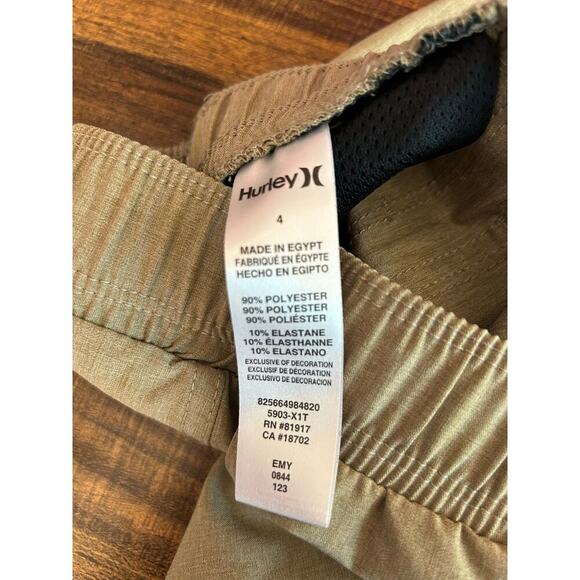 HURLEY Boy’s Two Pairs of 4-Way Stretch Hybrid Shorts / Size: 4 - Picture 4 of 14